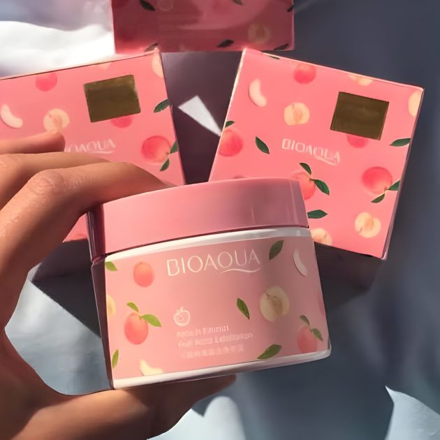 🍑 مقشر الخوخ Bioaqua – لبشرة ناعمة ومشرقة ✨
